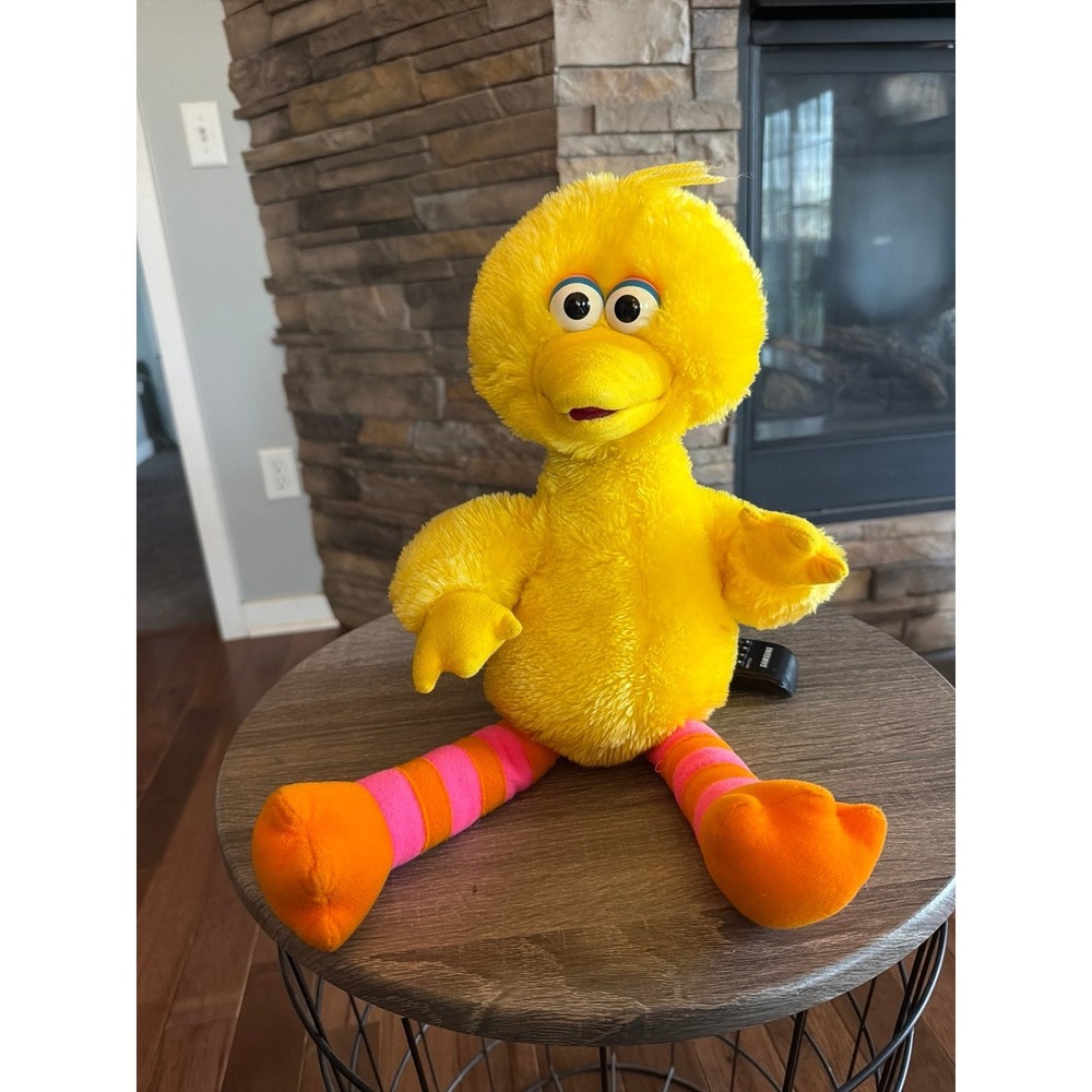 Sesame Street Applause Big Bird Plush Stuffed Animal Yellow 16"  Vintage